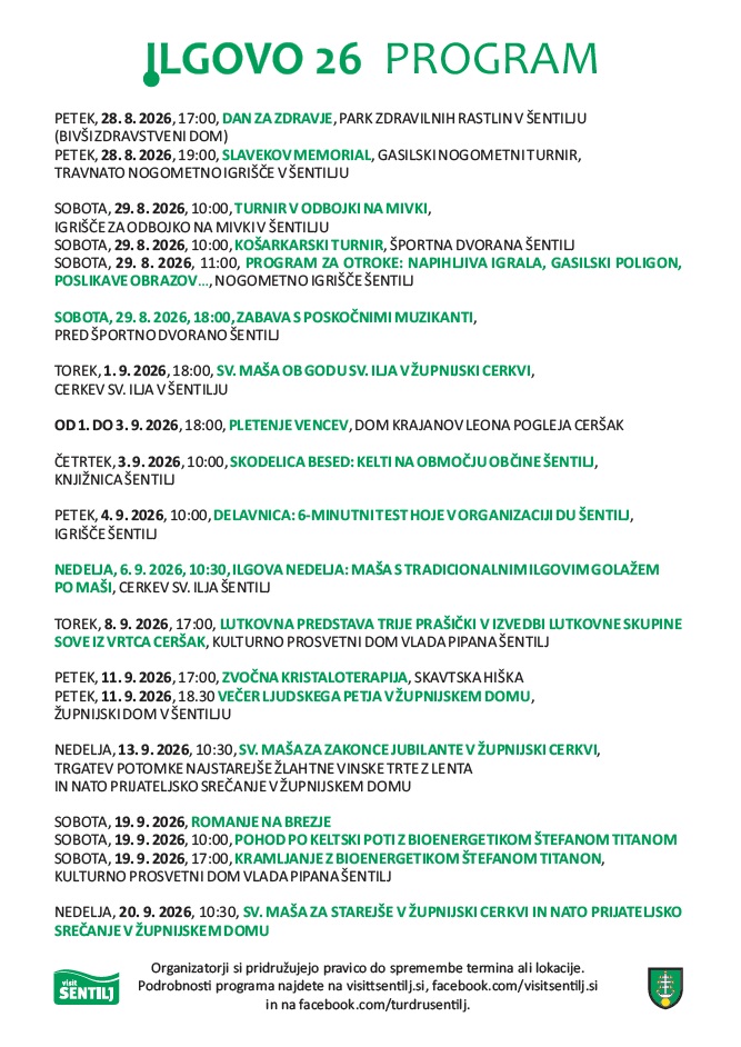 Ilgovo 2026 - program